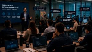 Treinamento corporativo de Inteligência Artificial sem alinhamento organizacional e governança adequada