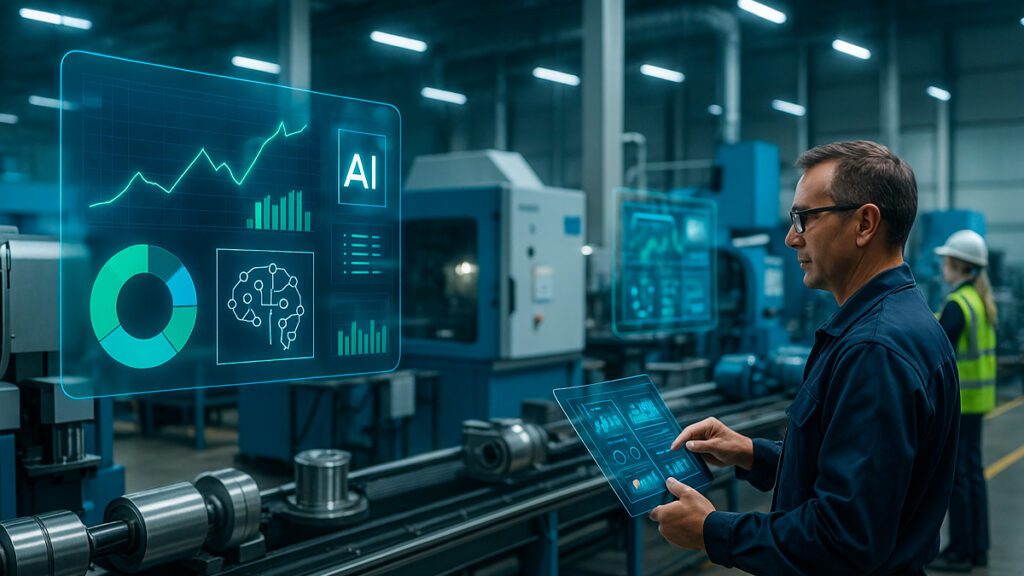 Inteligência artificial aplicada à produção industrial para eliminar gargalos e aumentar eficiência