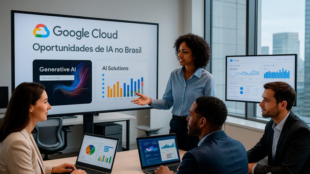 Empresas aproveitando novas ofertas de IA do Google Cloud no Brasil