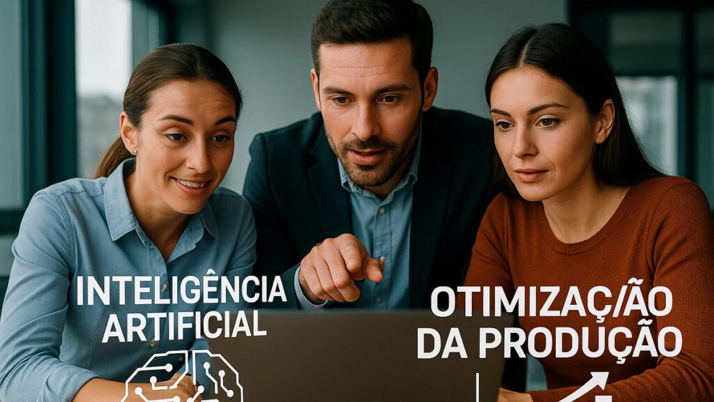 Fluxo digital de automação inteligente com sistemas integrados e elementos de inteligência artificial