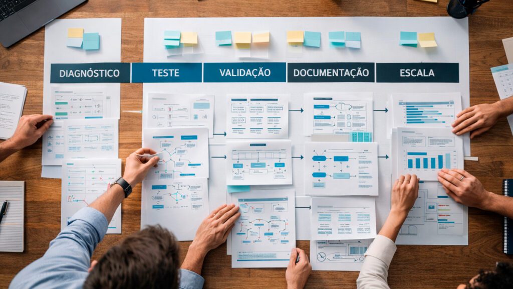 organização de iniciativas de inteligência artificial em método estruturado empresarial